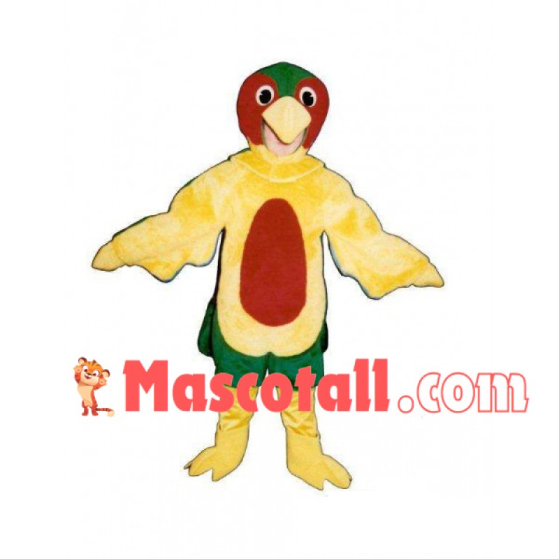 Bright Colored Chicken Mascot Costume