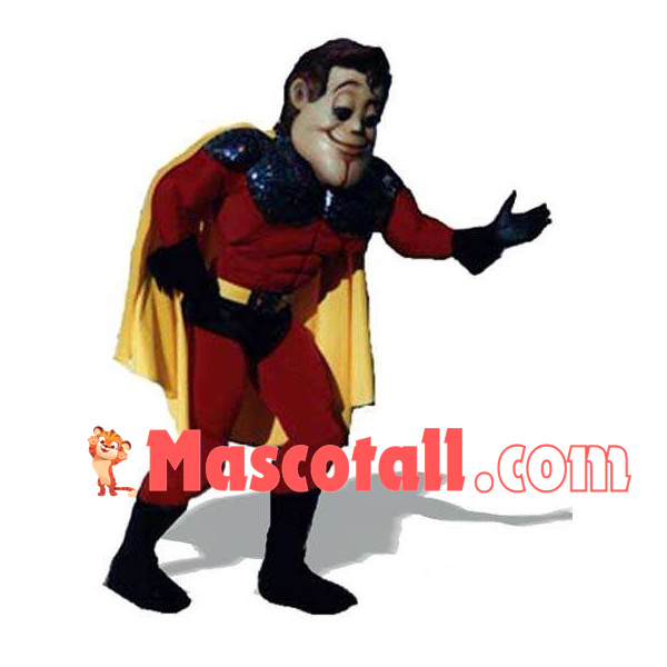 Righteous Muscular Superman Mascot Costume