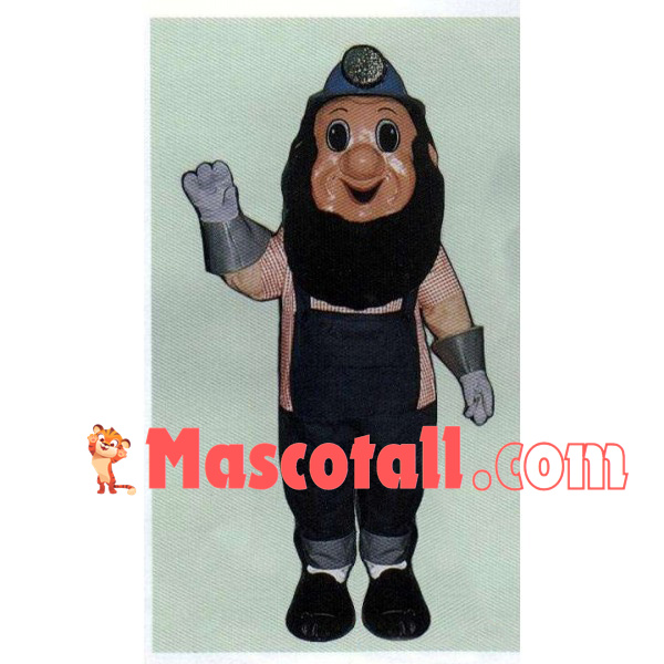 Elder Bearded Miner Mascot Costume