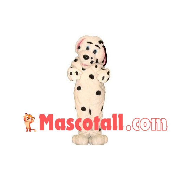 Soft Lovely Spotted Dog Mascot Costume