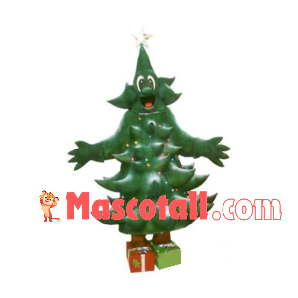 Christmas Tree With Gift Boxes Mascot Costume