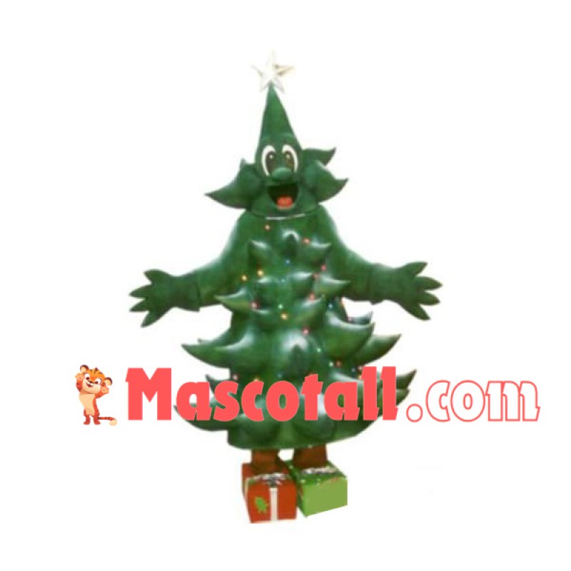 Christmas Tree With Gift Boxes Mascot Costume