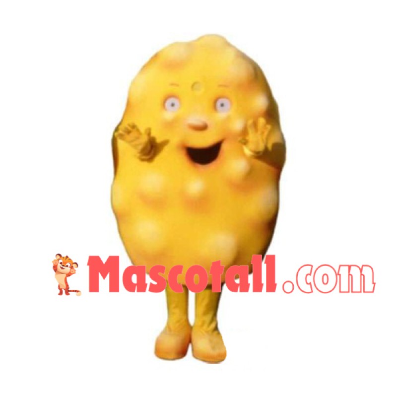 Raised Yellow Cell On The Surface Mascot Costume