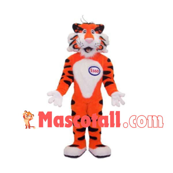Security Staff Power Tiger Mascot Costume