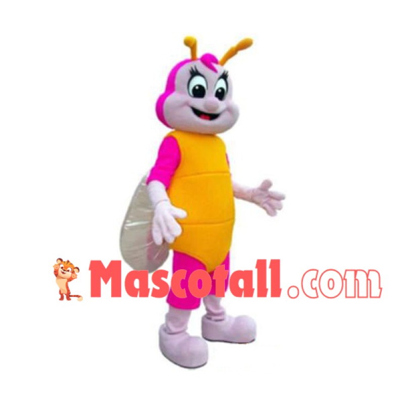Bright Colored Butterfly Mascot Costume