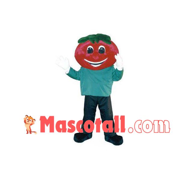 The Doll With Tomato Head Mascot Costume