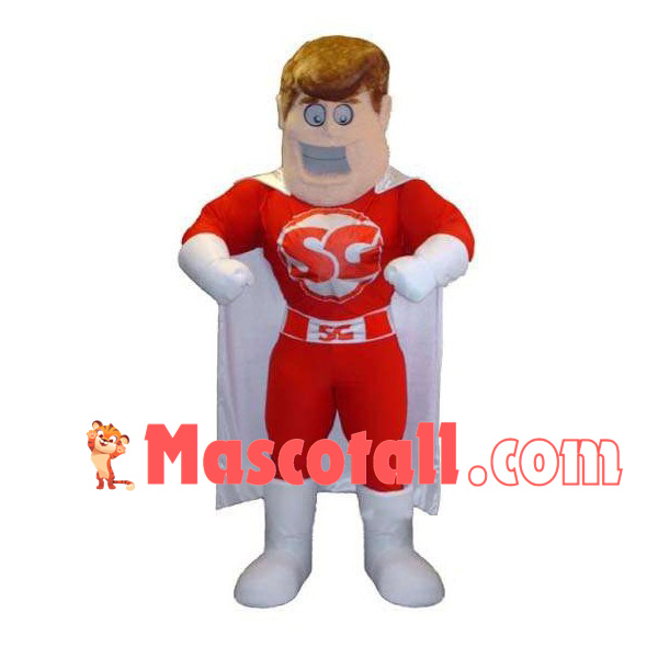 Powerful Superhero Mascot Costume