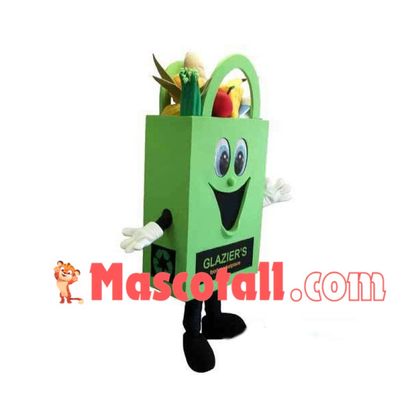Environmental Friendly Supermarket Shopping Bag Mascot Costume