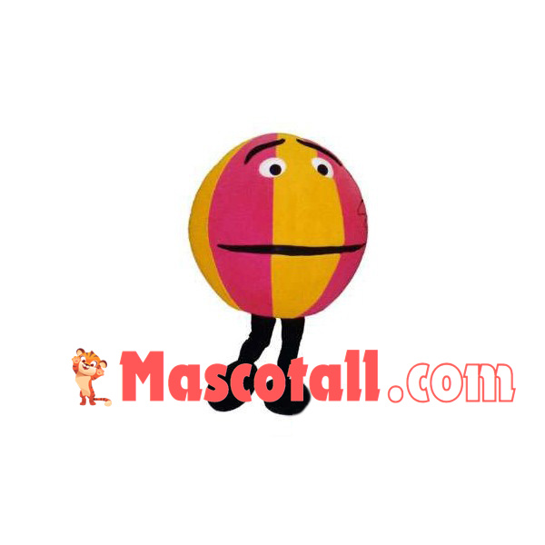 Colorful Beach Ball Mascot Costume