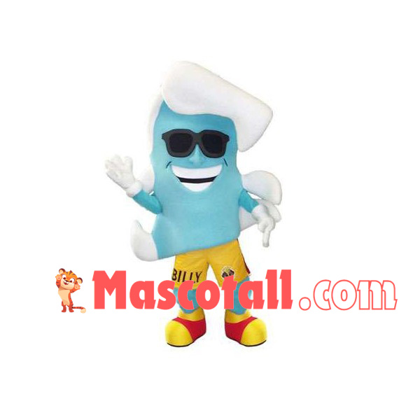 Wave Doll With Sunglasses Mascot Costume