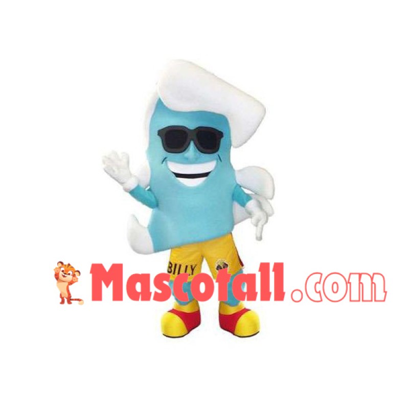 Wave Doll With Sunglasses Mascot Costume