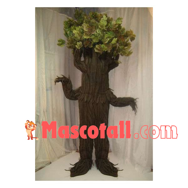 Old Leafy Tree Mascot Costume
