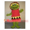The Glad Frog Wearing Raincoat Mascot Costume