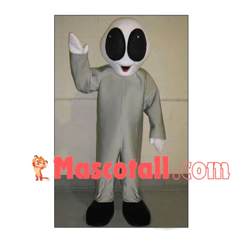Gray Alien With Big Eyes Mascot Costume