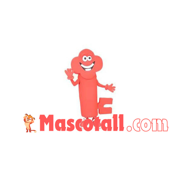 Laughing Red Clockwork Doll Mascot Costume