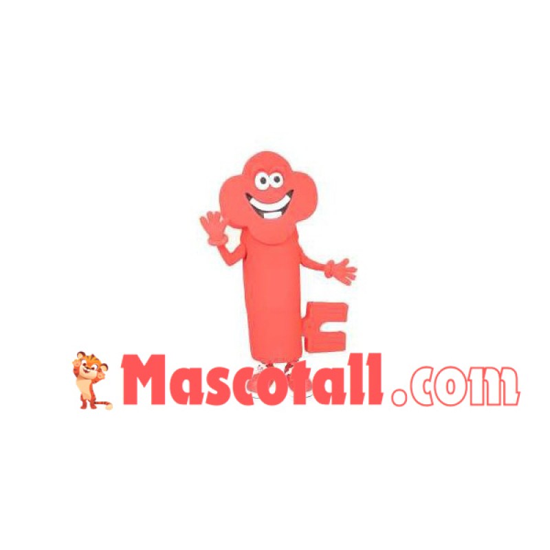 Laughing Red Clockwork Doll Mascot Costume