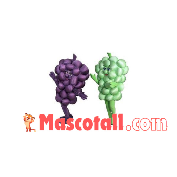 Bunch of Ripe Grapes Mascot Costume