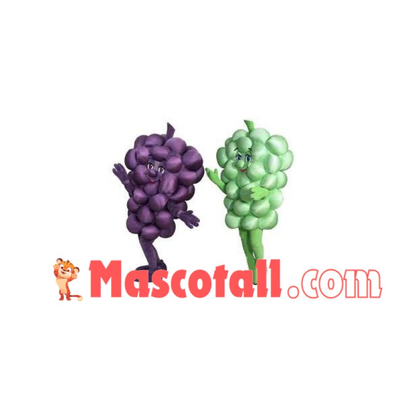 Bunch of Ripe Grapes Mascot Costume