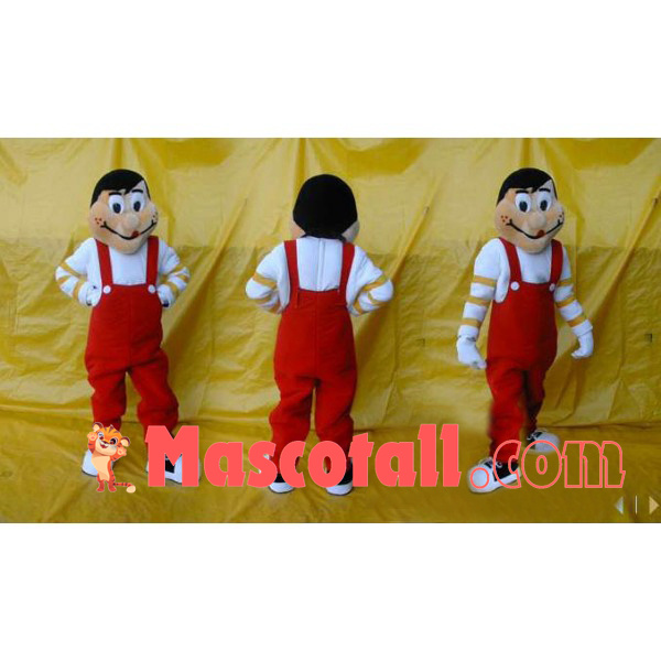 Playful Boy In The Sport Outfit Mascot Costume