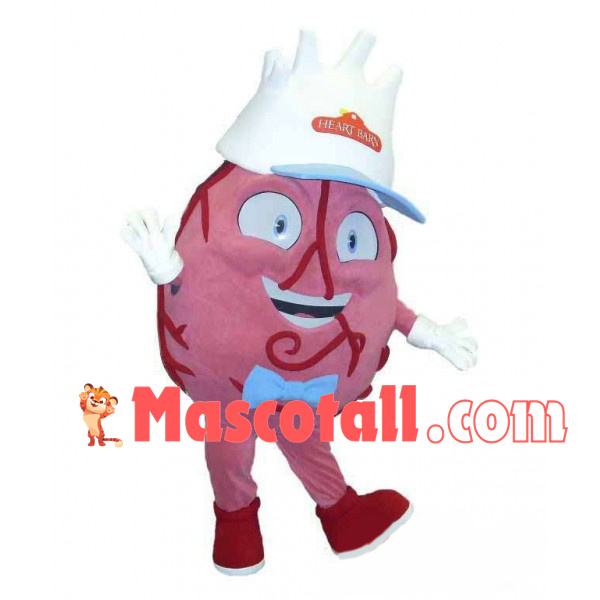 Halloween Cartoon Heart Mascot Costume