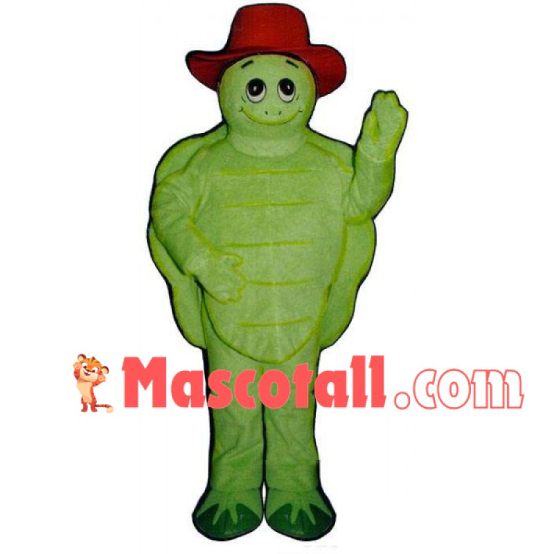 Mr Tortoise In The Bowler Hat Mascot Costume