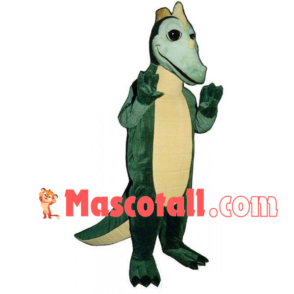Pointed Mouth Dinosaur Adult Mascot Costume