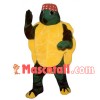 Inspirational Tortoise With Turban Mascot Costume