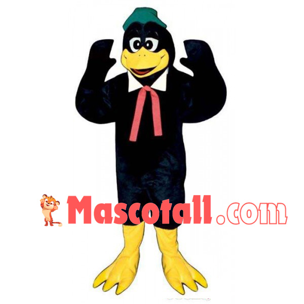 Black Bird In The Blouse Mascot Costume