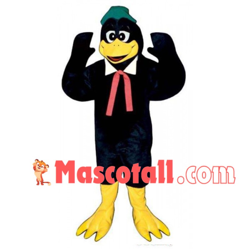 Black Bird In The Blouse Mascot Costume