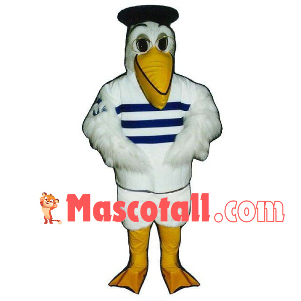 Professional Pelican Professor Mascot Costume