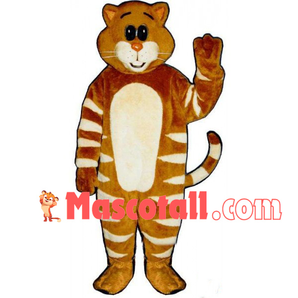 Well-behaved Brown Cat Mascot Costume