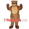 Ferocious Brown Leopard Mascot Costume