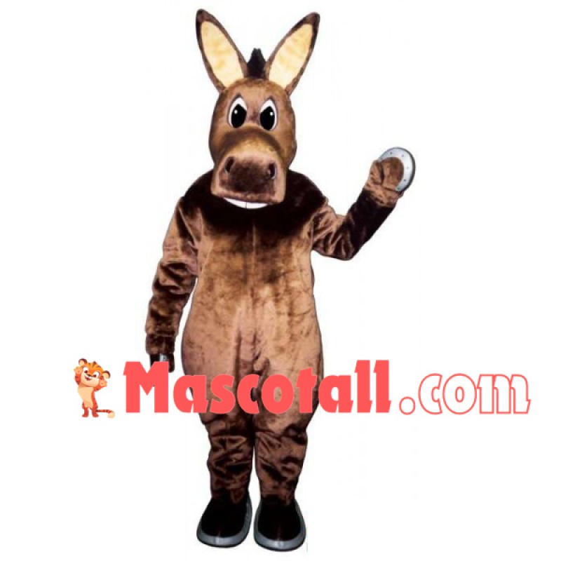 Frank Brown Donkey Adult Mascot Costume