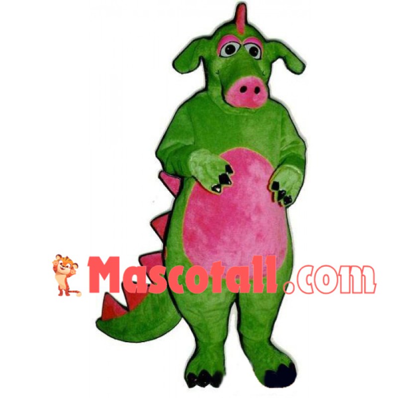 Funny Dinosaur With Pig Nose Mascot Costume