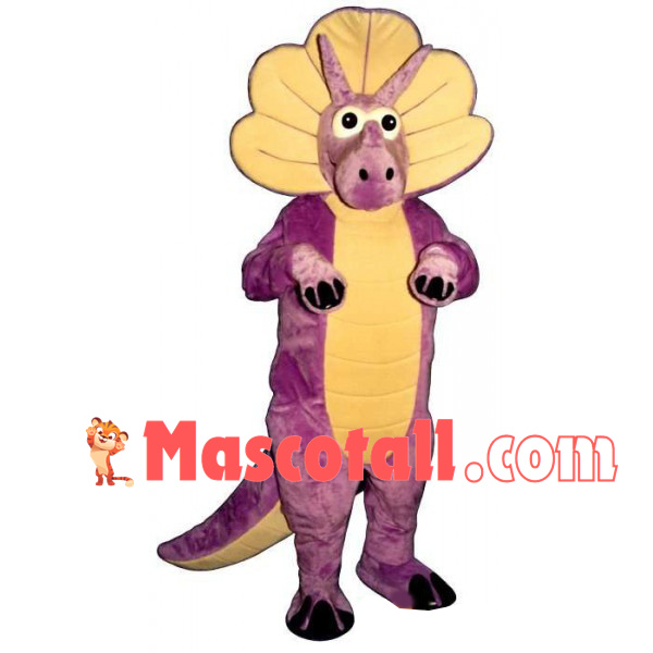 Walking Style Soft Triceratops Mascot Costume