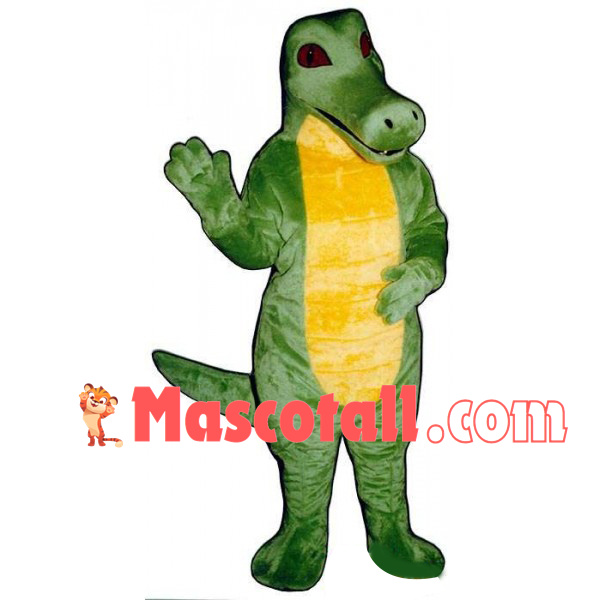 The Strange Crocodile With Red Eyes Mascot Costume