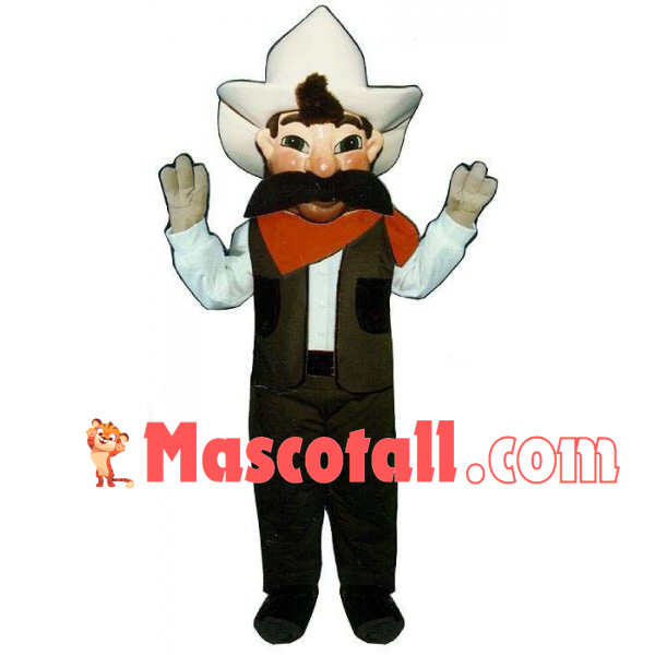 Passionate Cowboy With Horoscope Mascot Costume