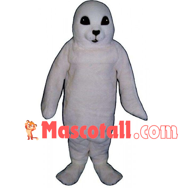 Soft Lightweight White Sea Lion Mascot Costume