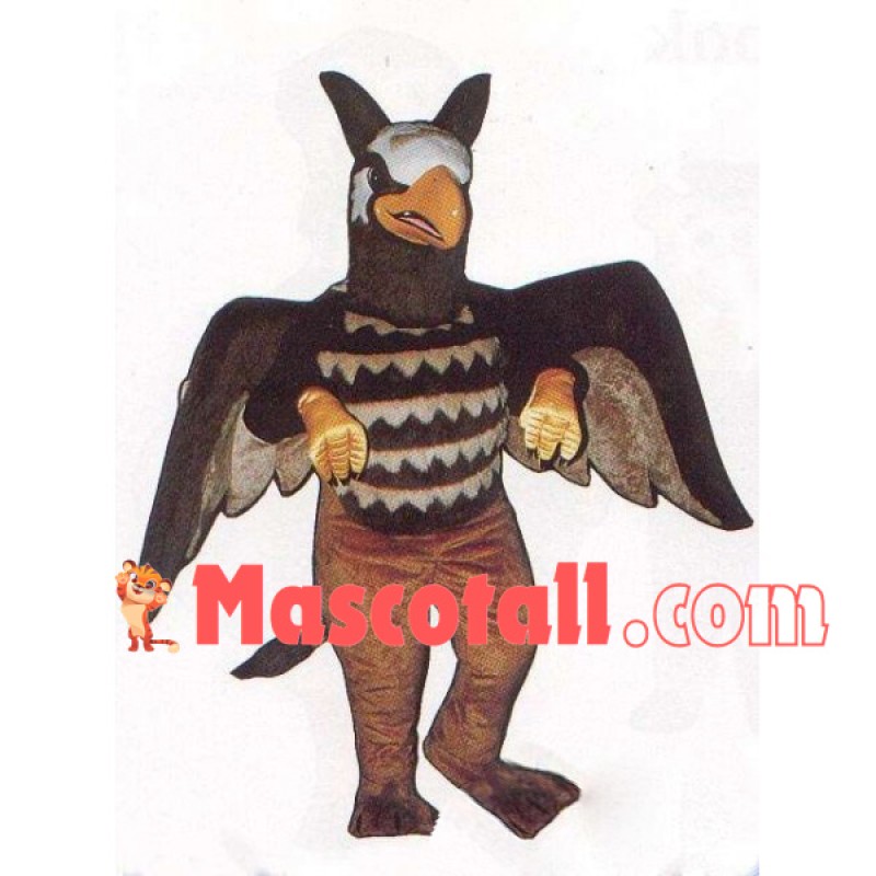 Awesome Goshawk With Powerful Wings Mascot Costume