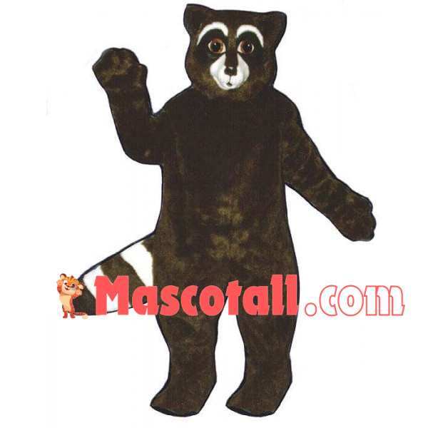 Lovely Soft Plush Brown Raccoon Mascot Costume