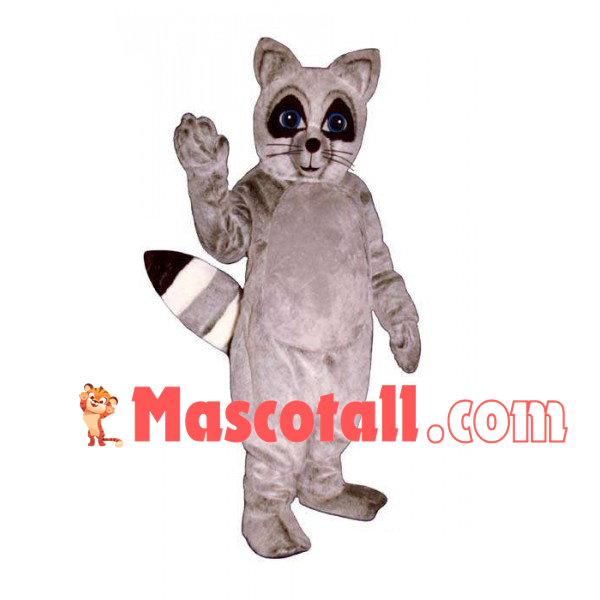 Soft Gray Raccoon Mascot Costume for Adult