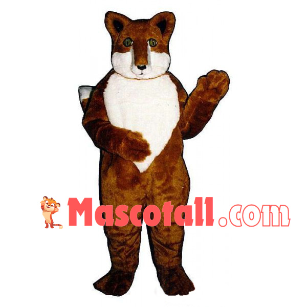 Flexible Adult Fox Mascot Costume