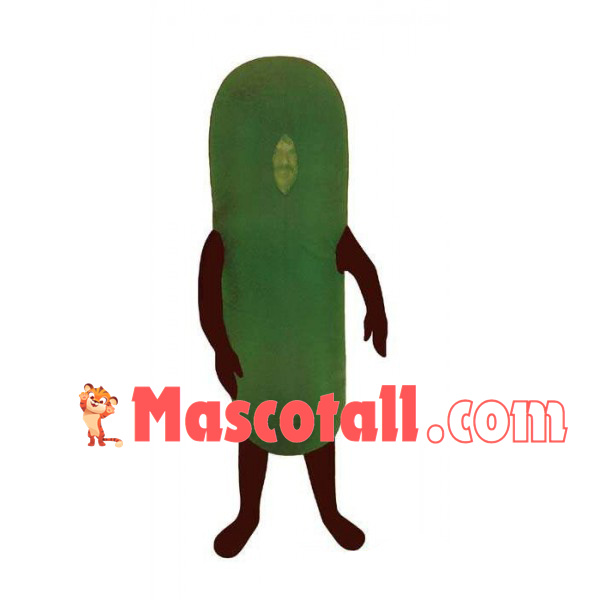 Cucumber With Smooth Surface Mascot Costume