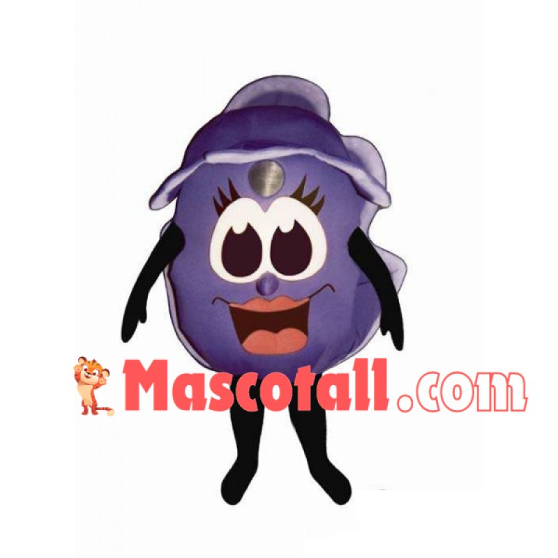 Peeled Purple Onion Cartoon Mascot Costume