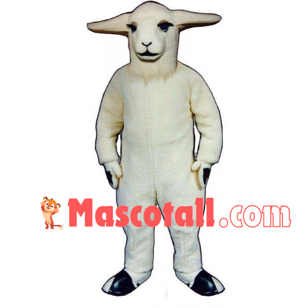 Old Goat With Braced Ears Mascot Costume