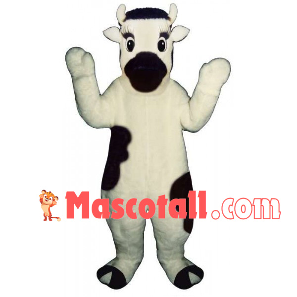 Docile Cow of Farm Mascot Costume
