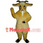 Elder Brown Goat Adult Mascot Costume