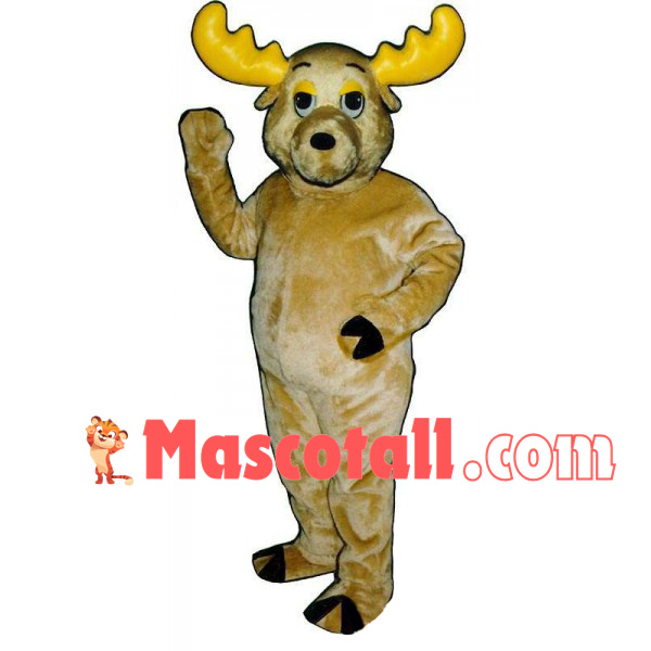 Naive Adult Soft Moose Mascot Costume
