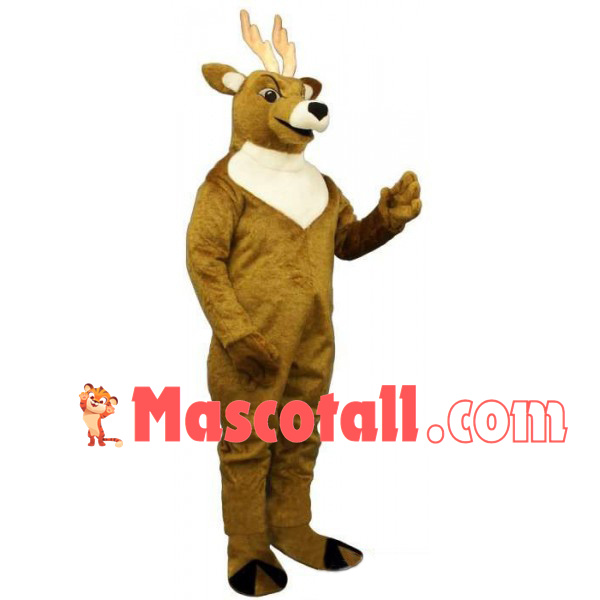 Stout The Leader Reindeer Mascot Costume