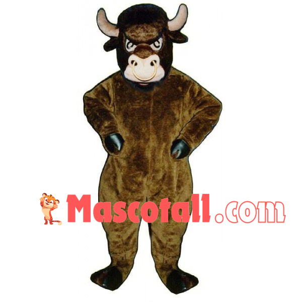 Powerful The Brown Buffalo Mascot Costume